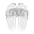 White Sunday Lotu Tamaiti Slide Sandals Polynesian Wave Pastel Gray - Polynesian Pride