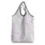 White Sunday Lotu Tamaiti Grocery Bag Polynesian Wave Pastel Mauve - Polynesian Pride