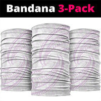 White Sunday Lotu Tamaiti Neck Gaiter Polynesian Wave Pastel Mauve LT9