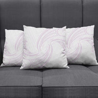 White Sunday Lotu Tamaiti Pillow Cover Polynesian Wave Pastel Mauve LT9 - Polynesian Pride