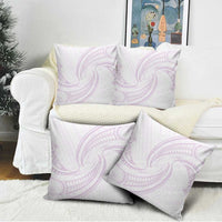 White Sunday Lotu Tamaiti Pillow Cover Polynesian Wave Pastel Mauve LT9 - Polynesian Pride