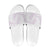 White Sunday Lotu Tamaiti Slide Sandals Polynesian Wave Pastel Mauve - Polynesian Pride