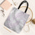 White Sunday Lotu Tamaiti Tote Bag Polynesian Wave Pastel Mauve - Polynesian Pride