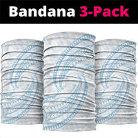 White Sunday Lotu Tamaiti Neck Gaiter Polynesian Wave Pastel Sky Blue LT9