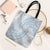 White Sunday Lotu Tamaiti Tote Bag Polynesian Wave Pastel Sky Blue - Polynesian Pride