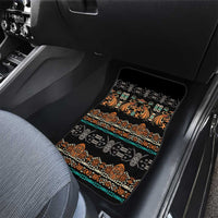 Black Batik Papua-inspired Pattern Car Mats - Polynesian Pride