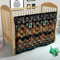 Black Batik Papua-inspired Pattern Quilt - Polynesian Pride