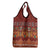Oxblood Batik Papua-inspired Pattern Grocery Bag - Polynesian Pride