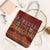 Oxblood Batik Papua-inspired Pattern Tote Bag - Polynesian Pride