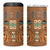 Terracotta Batik Papua-inspired Pattern 4 in 1 Can Cooler Tumbler - Polynesian Pride