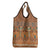 Terracotta Batik Papua-inspired Pattern Grocery Bag - Polynesian Pride