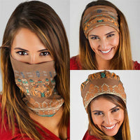 Terracotta Batik Papua-inspired Pattern Neck Gaiter LT9