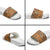 Terracotta Batik Papua-inspired Pattern Slide Sandals - Polynesian Pride