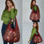 Oxblood Bird of Batik Papua Grocery Bag Exotic Natural Wealth of Papua - Polynesian Pride