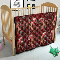 Oxblood Bird of Batik Papua Quilt Exotic Natural Wealth of Papua - Polynesian Pride