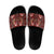 Oxblood Bird of Batik Papua Slide Sandals Exotic Natural Wealth of Papua - Polynesian Pride