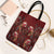 Oxblood Bird of Batik Papua Tote Bag Exotic Natural Wealth of Papua - Polynesian Pride