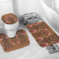 Terracotta Bird of Batik Papua Bathroom Set Exotic Natural Wealth of Papua - Polynesian Pride