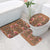 Terracotta Bird of Batik Papua Bathroom Set Exotic Natural Wealth of Papua - Polynesian Pride