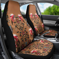 Terracotta Bird of Batik Papua Car Seat Cover Exotic Natural Wealth of Papua - Polynesian Pride
