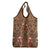 Terracotta Bird of Batik Papua Grocery Bag Exotic Natural Wealth of Papua - Polynesian Pride