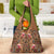 Terracotta Bird of Batik Papua Grocery Bag Exotic Natural Wealth of Papua - Polynesian Pride