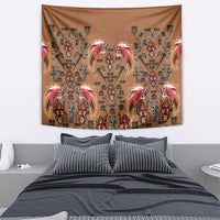 Terracotta Bird of Batik Papua Tapestry Exotic Natural Wealth of Papua LT9 - Polynesian Pride
