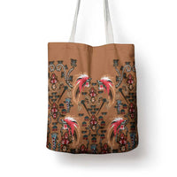 Terracotta Bird of Batik Papua Tote Bag Exotic Natural Wealth of Papua - Polynesian Pride