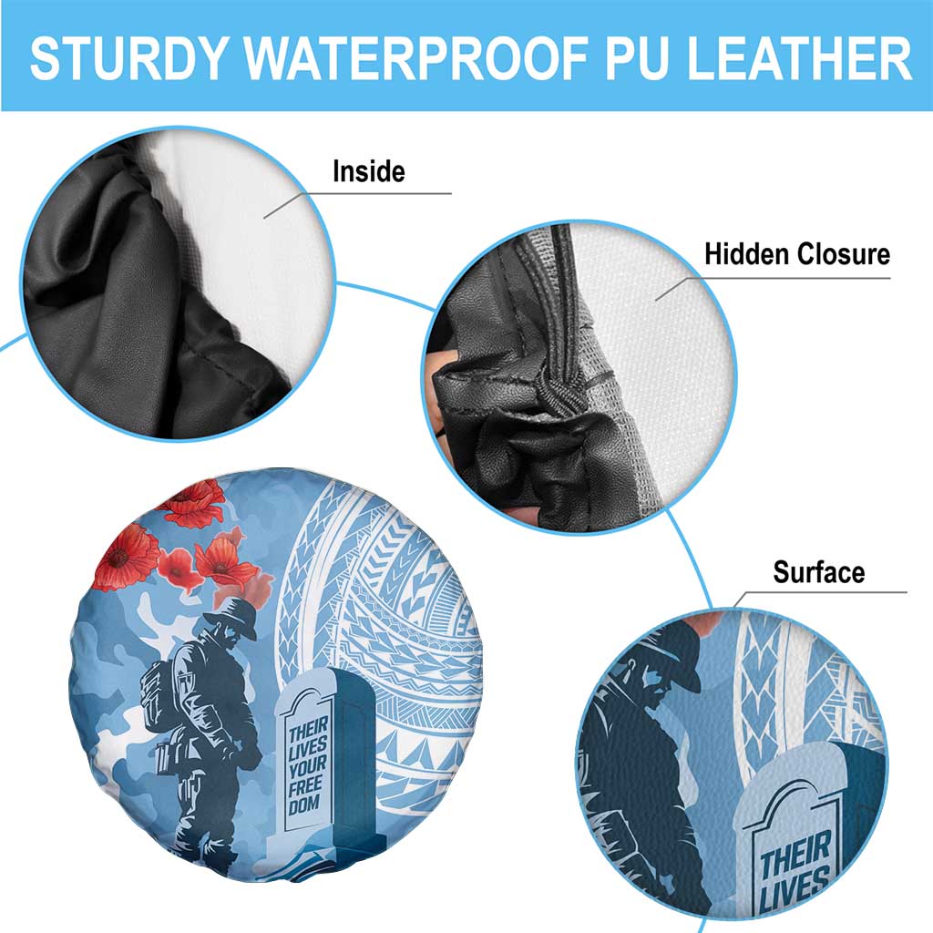 FSM Verterans Day Spare Tire Cover Their Lives Your Freedom