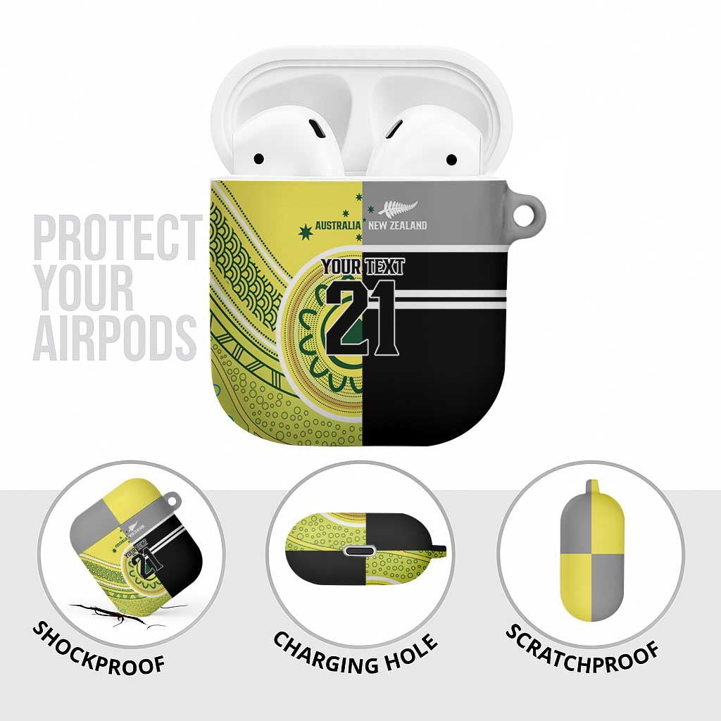Custom Cricket AUNZ Spirit AirPods Case Aussie New Zealand Retro Edition - Polynesian Pride