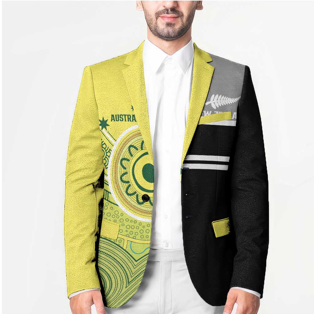 Custom Cricket AUNZ Spirit Blazer Aussie New Zealand Retro Edition - Polynesian Pride