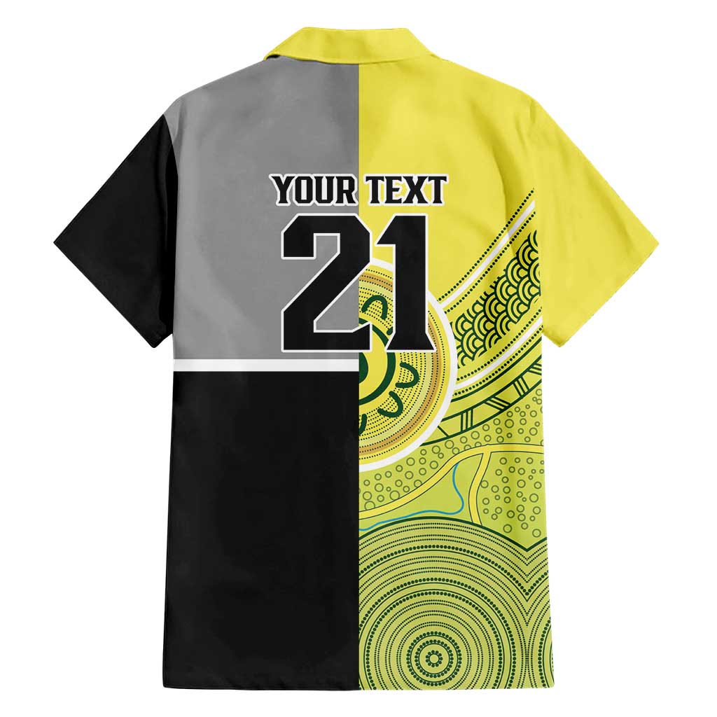 Custom Cricket AUNZ Spirit Hawaiian Shirt Aussie New Zealand Retro Edition - Polynesian Pride