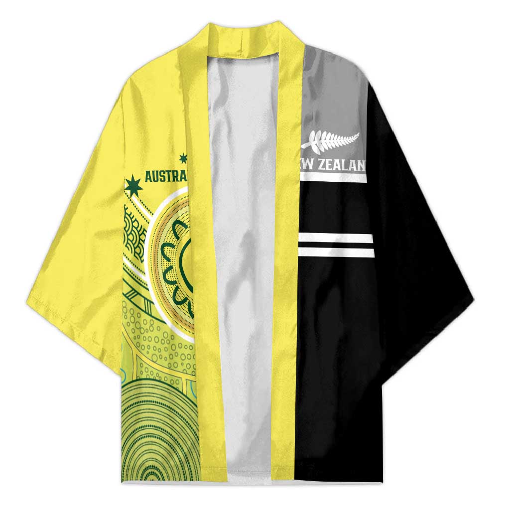 Custom Cricket AUNZ Spirit Kimono Aussie New Zealand Retro Edition - Polynesian Pride