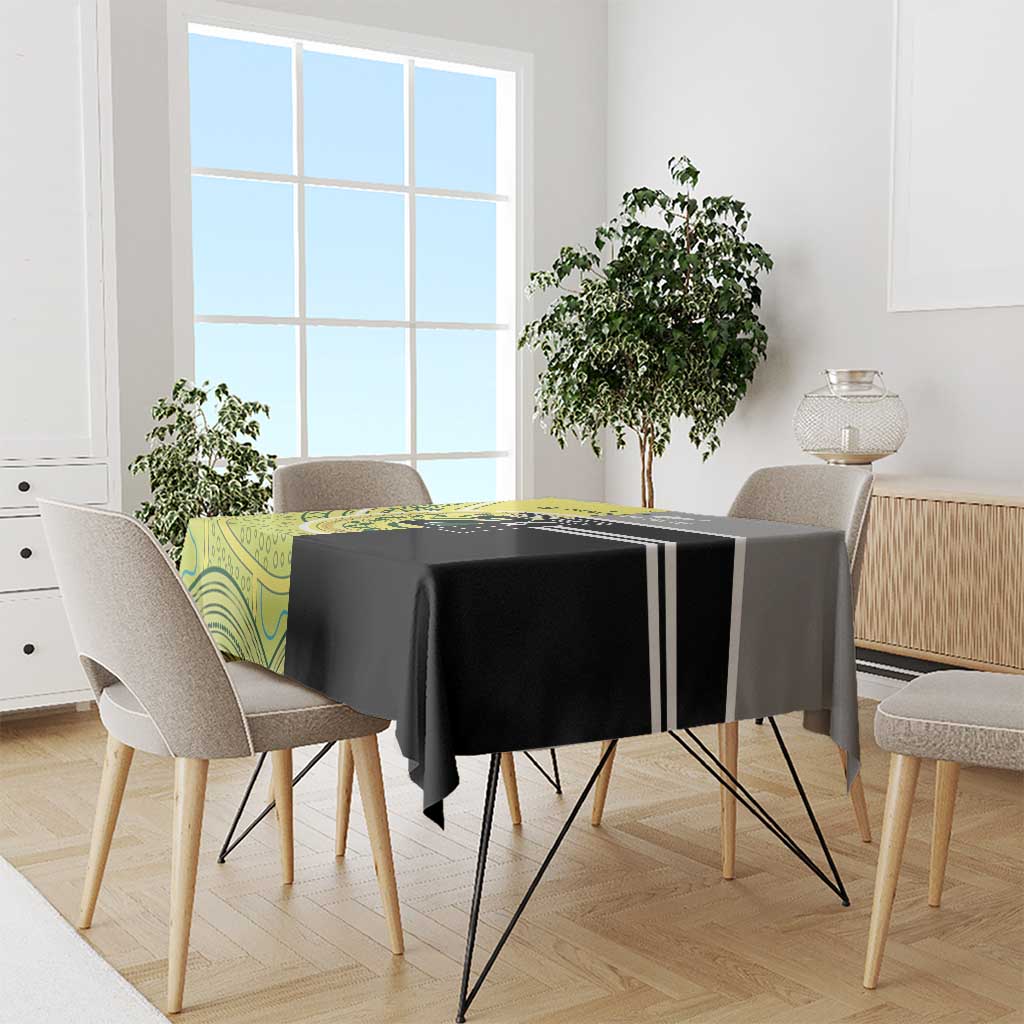 Custom Cricket AUNZ Spirit Tablecloth Aussie New Zealand Retro Edition - Polynesian Pride