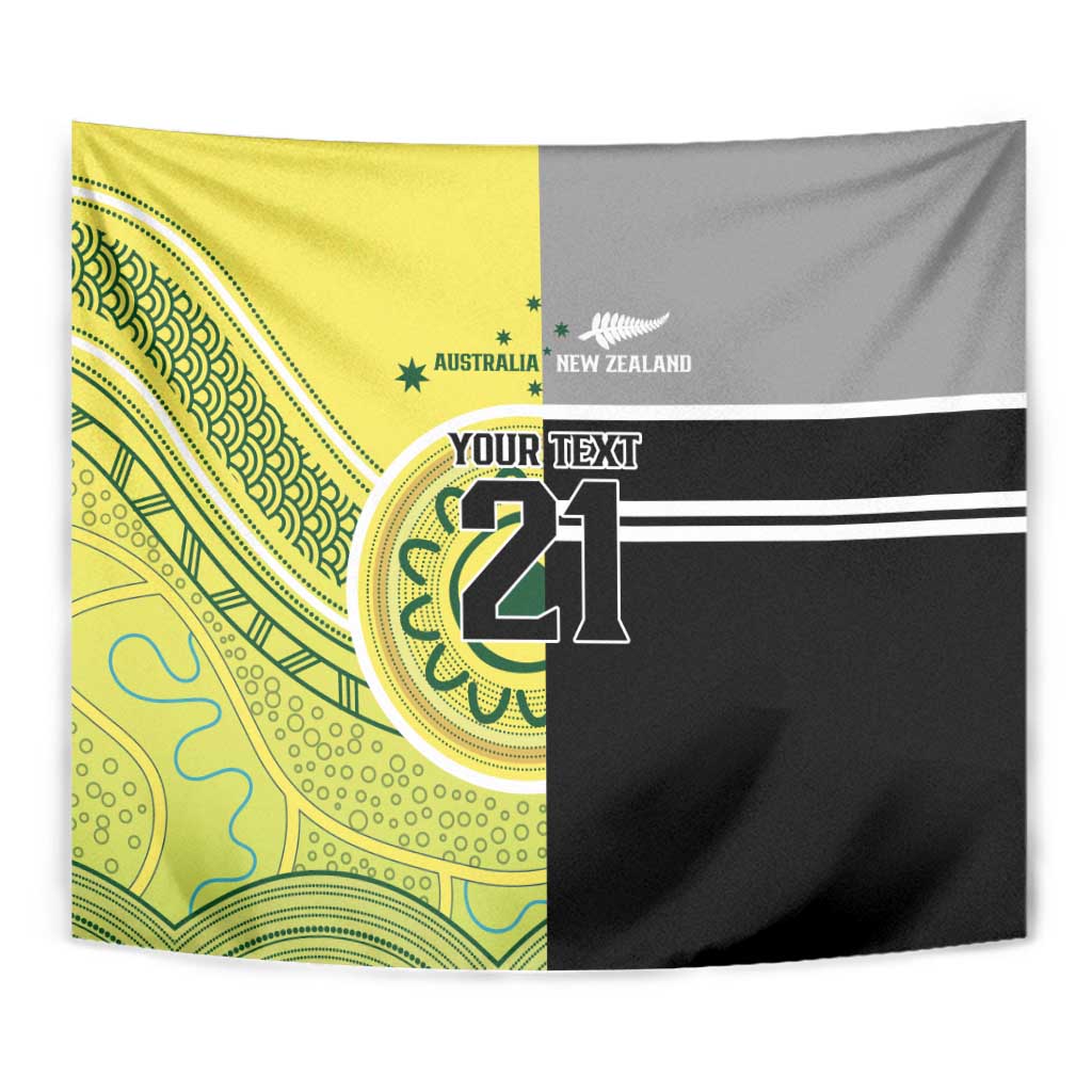 Custom Cricket AUNZ Spirit Tapestry Aussie New Zealand Retro Edition - Polynesian Pride