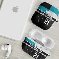 Custom NZ Cricket Pride AirPods Case Silver Fern Fan Supporter Apparel - Polynesian Pride