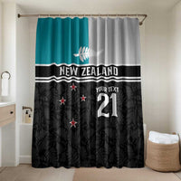 Custom NZ Cricket Pride Bathroom Set Silver Fern Fan Supporter Apparel - Polynesian Pride