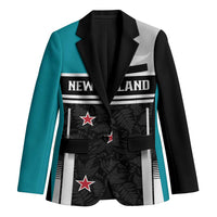 Custom NZ Cricket Pride Blazer Silver Fern Fan Supporter Apparel - Polynesian Pride