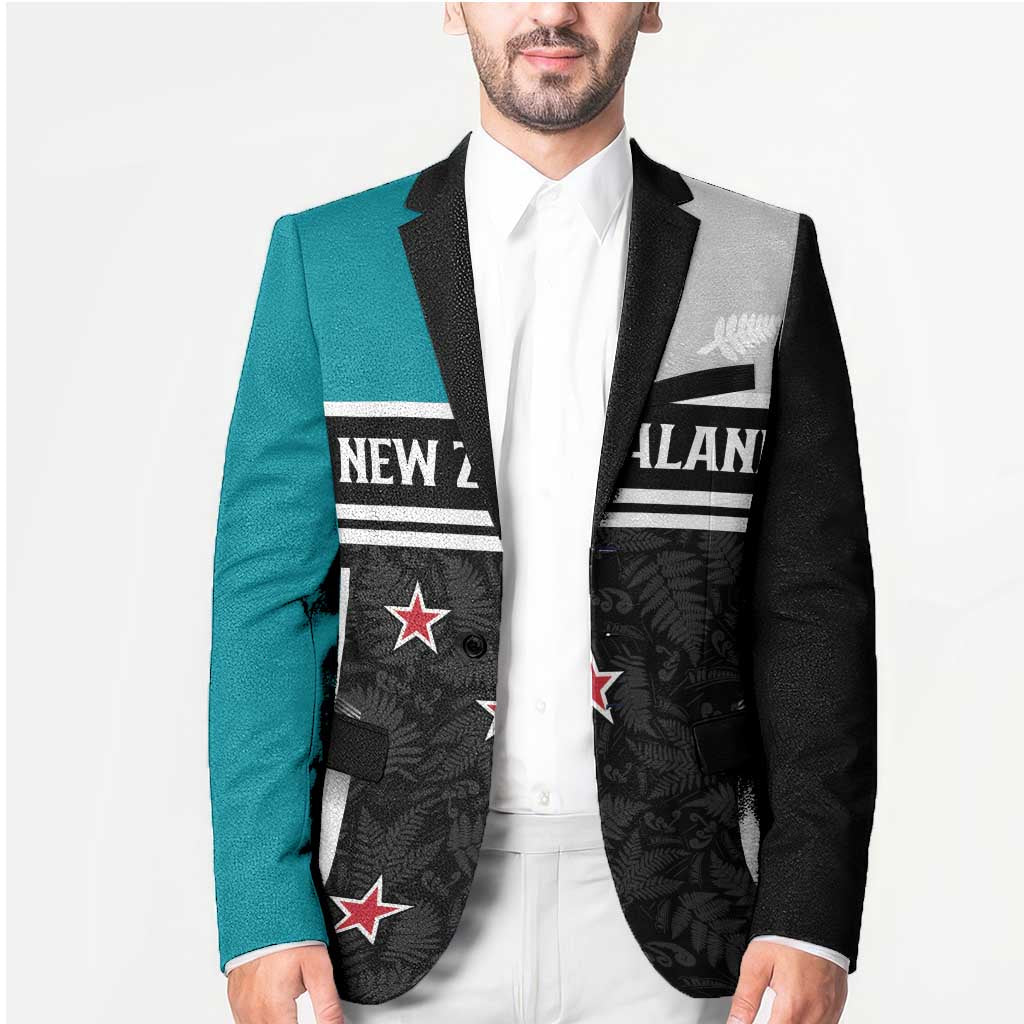 Custom NZ Cricket Pride Blazer Silver Fern Fan Supporter Apparel - Polynesian Pride