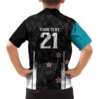 Custom NZ Cricket Pride Hawaiian Shirt Silver Fern Fan Supporter Apparel - Polynesian Pride