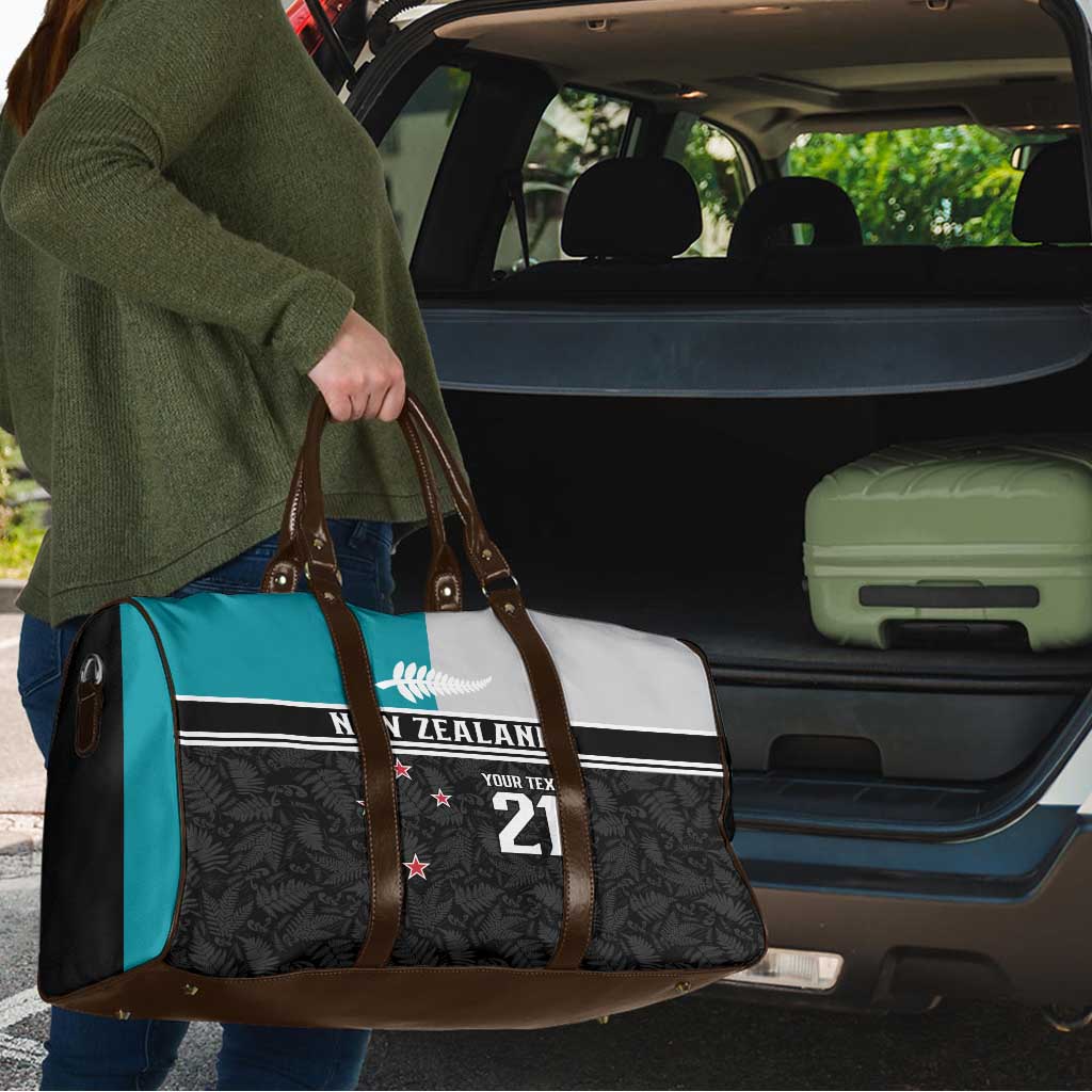 Custom NZ Cricket Pride Travel Bag Silver Fern Fan Supporter Apparel - Polynesian Pride