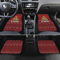 Funny Kiwi Bird Xmas Tree Car Mats New Zealand Tribal Christmas Spirit - Polynesian Pride