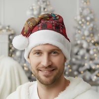 Funny Kiwi Bird Xmas Tree Christmas Santa Hat New Zealand Tribal Christmas Spirit - Polynesian Pride