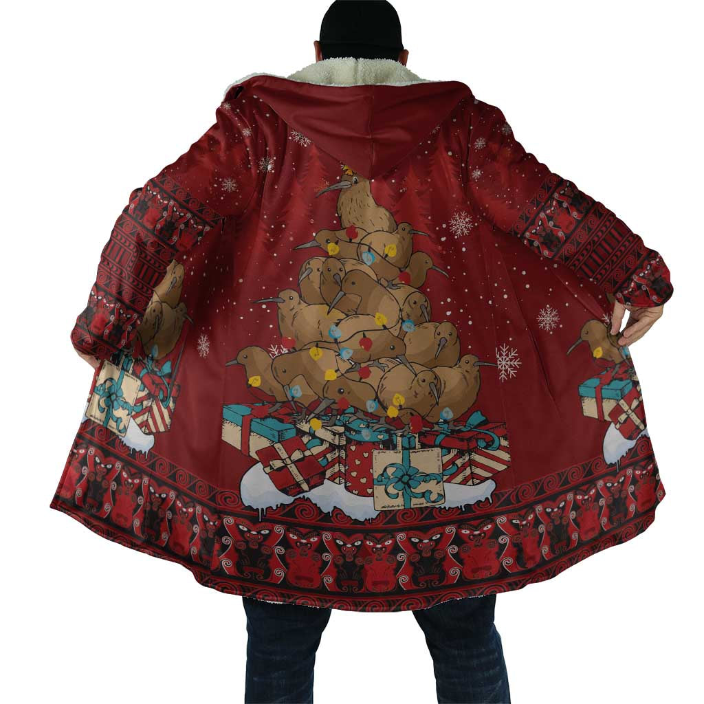 Funny Kiwi Bird Xmas Tree Cloak New Zealand Tribal Christmas Spirit - Polynesian Pride