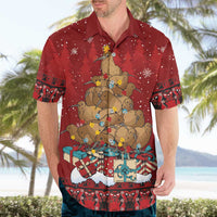 Funny Kiwi Bird Xmas Tree Hawaiian Shirt New Zealand Tribal Christmas Spirit - Polynesian Pride