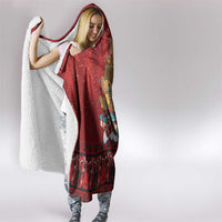 Funny Kiwi Bird Xmas Tree Hooded Blanket New Zealand Tribal Christmas Spirit - Polynesian Pride