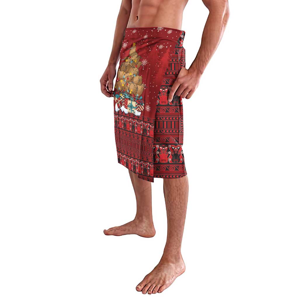 Funny Kiwi Bird Xmas Tree Lavalava New Zealand Tribal Christmas Spirit - Polynesian Pride
