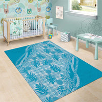 Hawaii Breadfruit Palaka Area Rug Polu Maile Lei - Polynesian Pride