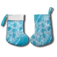 Hawaii Breadfruit Palaka Christmas Stocking Polu Maile Lei - Polynesian Pride
