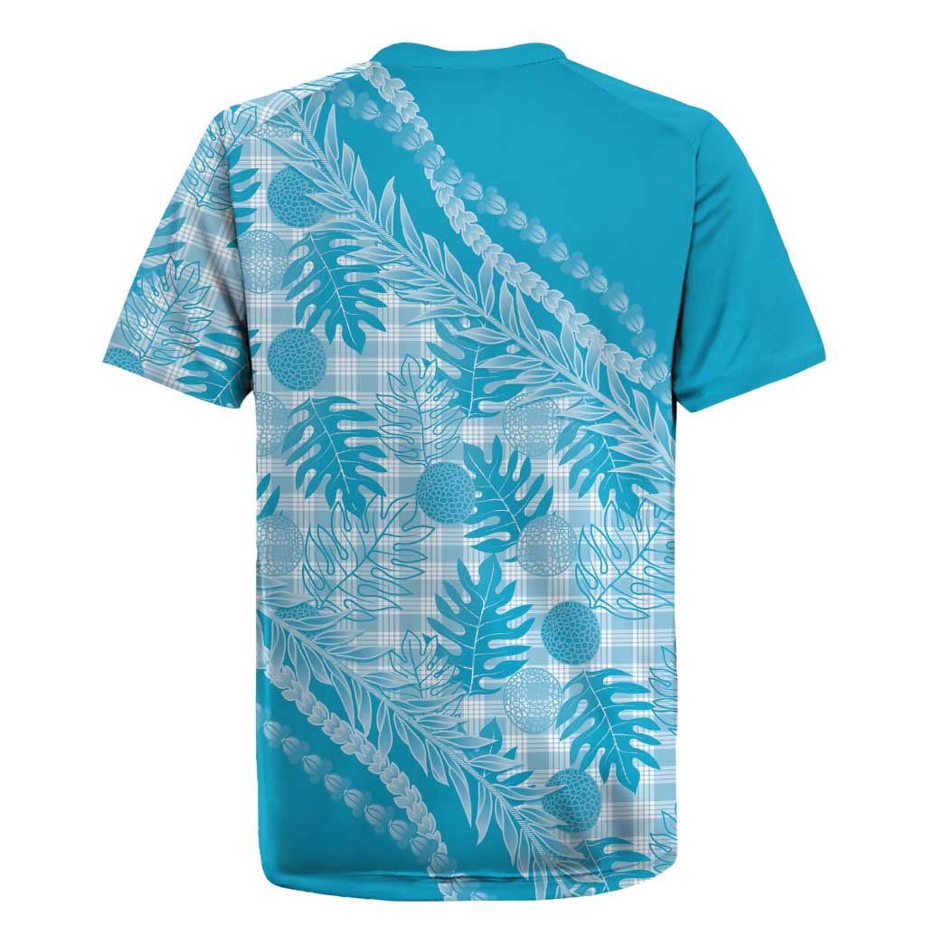 Hawaii Breadfruit Palaka Rugby Jersey Polu Maile Lei - Polynesian Pride